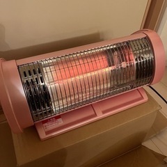値下げ　ハロゲンヒーター　ピンク　美品の画像