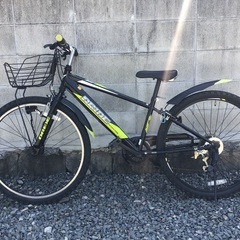 ★♪美品26インチ★★6段変速ダイナモライト　スピードメーター付子供用自転車　22年5月点検済♪♪の画像