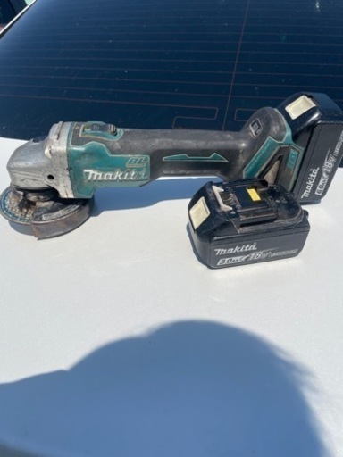 マキタ18vグラインダー　バッテリー2個セット