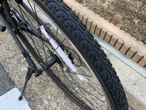 ??値下げ　末使用　BIANCHI 3x8変速　黒　アルミ　