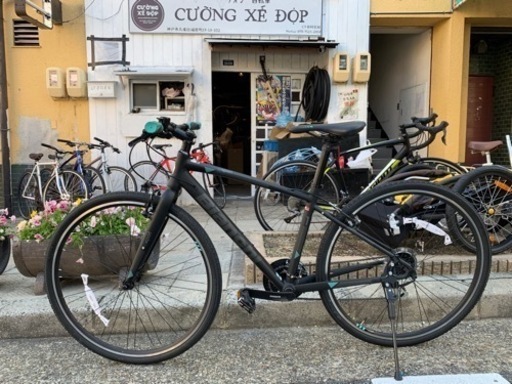 ??値下げ　末使用　BIANCHI 3x8変速　黒　アルミ　