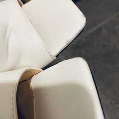 スクエアトゥ　ミュールの画像