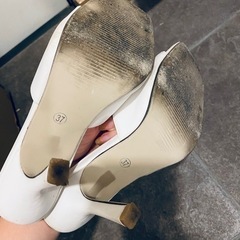 スクエアトゥ　ミュールの画像