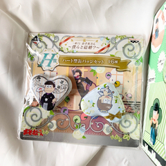 新品未使用おそ松さん　なでなで6つ子黒ジャージver vol2 チョロ松　ハート型感バッチの画像