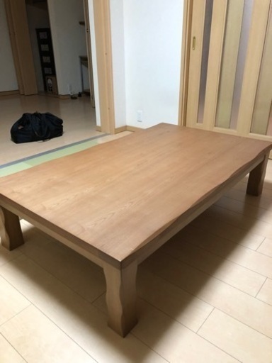 大型テーブル（こたつ）お渡しする方決定しました