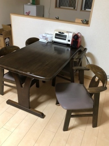 ダイニングテーブル　受付終了
