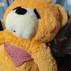 大きなクマのぬいぐるみ 全長165cmの画像