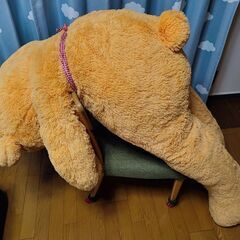 大きなクマのぬいぐるみ 全長165cmの画像