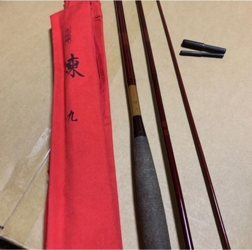 ヘラ竿　朱紋峰　煉9尺