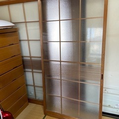 （商談成立致しました）ガラス引き戸　2枚
