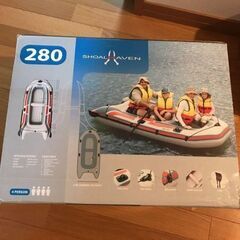 SHOAL HAVENゴムボート　4人乗りの画像