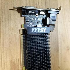 MSI GT710グラボと光る！キーボードマウスとスピーカーセット