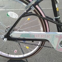 【女の子 24インチ】子供用自転車の画像