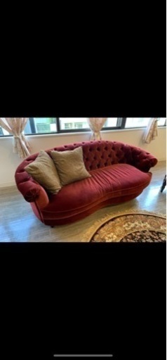 早い者勝ち！【ほぼ新品！！某有名アンティークブランド♪】ソファ！！
