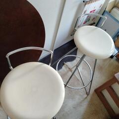 スツール 二脚 美品の画像