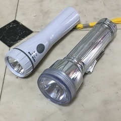 懐中電灯 2本　取引完了