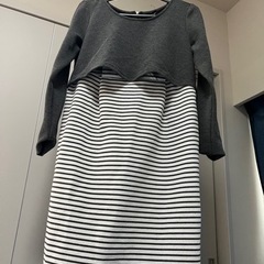 ワンピース　授乳服 Lサイズ