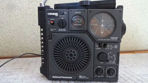 【手渡し限定】＊動作品＊National クーガー7　ACアダプターに難あり