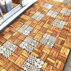 IKEA・RUNNEN ルッネン ウッドタイル（切り落としの残り）の画像