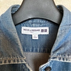 【Lサイズ】UNIQLOデニムシャツの画像