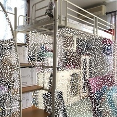 ニッセン　ロフトベッド　階段付き