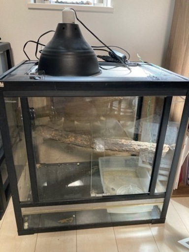 爬虫類飼育ケージ&赤外線ライト