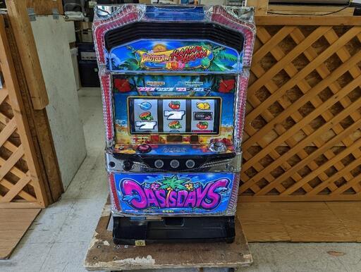 パチスロ実機 パイオニア オアシスデイズ コイン不要機  ID：126-011055-007