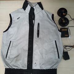 ファン付作業服　DIVAIZ ウェア　ファン　バッテリー　充電器...