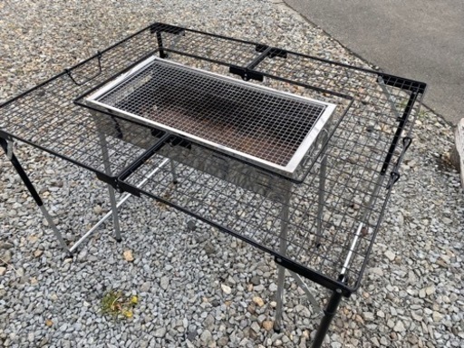 受け渡し予定者　決まりました。ステンレスBBQコンロとバーベキュー ネットテーブル