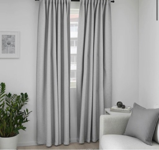 美品　カーテン140×250 IKEA セット