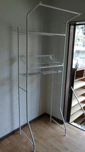 洗濯機　物置き