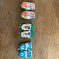 子供靴3点　中古の画像