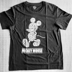 ミッキーTシャツ　　ブラック　　　中古品
