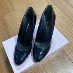 DIANA パンプス 黒 23.5cm 美品