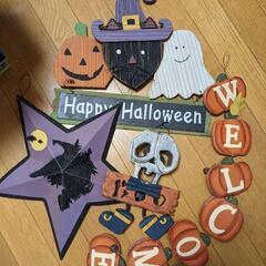 ハロウィン　飾り　4点セット