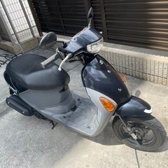 レッツ４スクーター　Let's4 原付2種登録（56cc）黄色ナンバー　廃車済みの画像