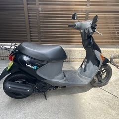 レッツ４スクーター　Let's4 原付2種登録（56cc）黄色ナンバー　廃車済みの画像
