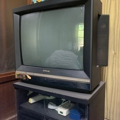 ガレージセール　テレビ　ブラウン管テレビ　3つあります。大1つ　...