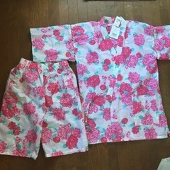 女性用　甚平M〜Lサイズ　(新品未使用)