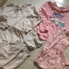 ⑥パジャマ　2組セット　サイズ110センチ