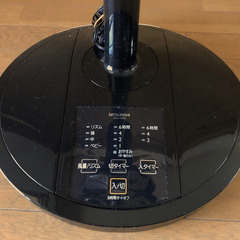 R30J-HRN 【動作確認済み/2012年製/リモコン付】MITSUBISHI　三菱　扇風機　モダンブラック　※引き取りのみ可の画像