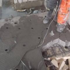 音が出せない場所でのコンクリート破砕や自然石の小割お申し付…
