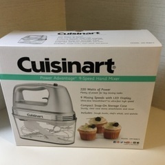 未使用新品❤️クイジナート　ハンドミキサー　ニーダー付きの画像