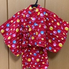 【お取引中】浴衣　110サイズ　簡単に着れる