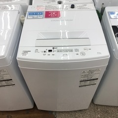 TOSHIBA 4.5kg全自動洗濯機　2018年製