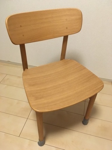 muji ラウンドチェア　オーク材