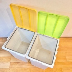 🌟未使用🌟45Lゴミ箱 連結 東急ハンズ購入品の画像