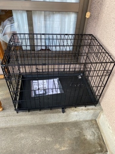 犬用ケージ　ペット用ケージ　黒　お譲りします　ケージ　美品　グレートクレート　3000