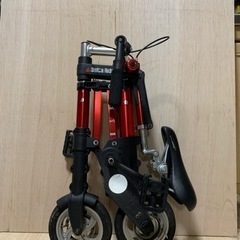 お譲り先決定　美品　折りたたみ自転車　デルタライドの画像