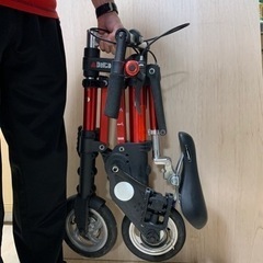 お譲り先決定　美品　折りたたみ自転車　デルタライドの画像